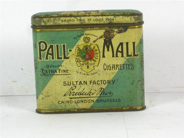 Old Shop Stuff | Old-tobacco-tin-Pall-Mall-cigarettes for sale (18177)