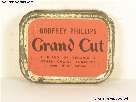 Vintage Godfrey Phillips\u2019 Grand Cut Tobacco Tin